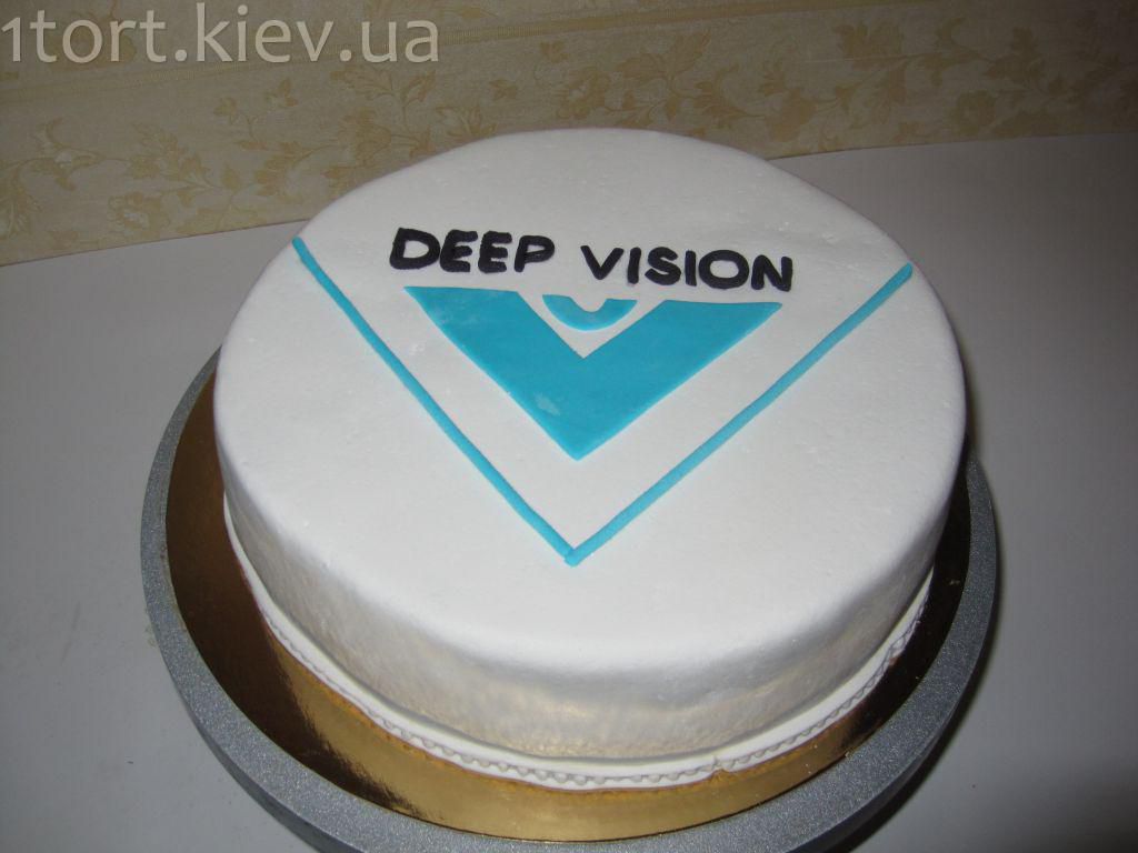 Торт для компании "Deep Vision"